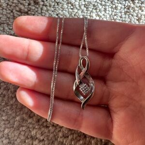 Sterling Silver Italian Chain and Pendant